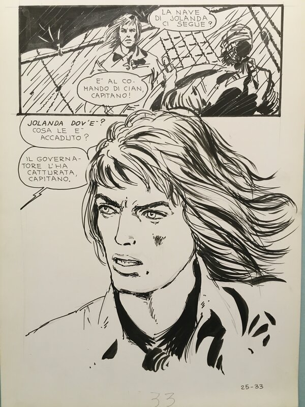 Milo Manara, Jolanda de Almaviva n. 25-33 - Planche originale