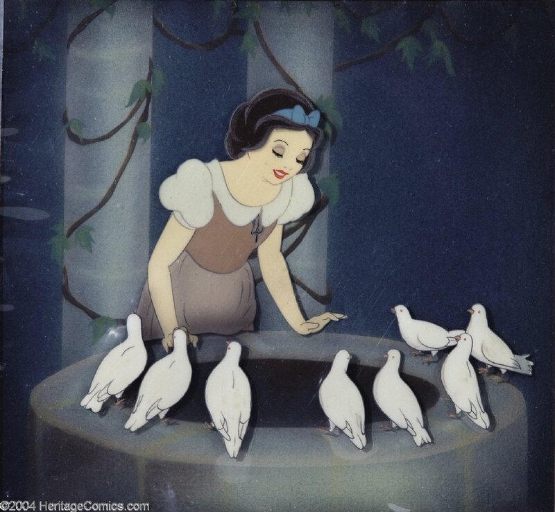 Disney/ Snow White vintage cel - Illustration originale