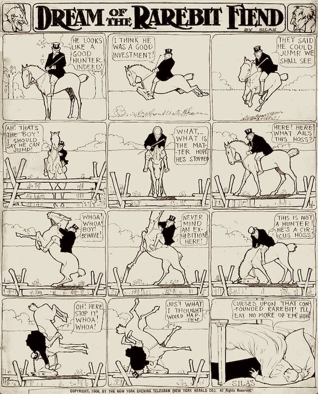 Winsor McCay: Dream of the Rarebit Fiend 1908 - Comic Strip