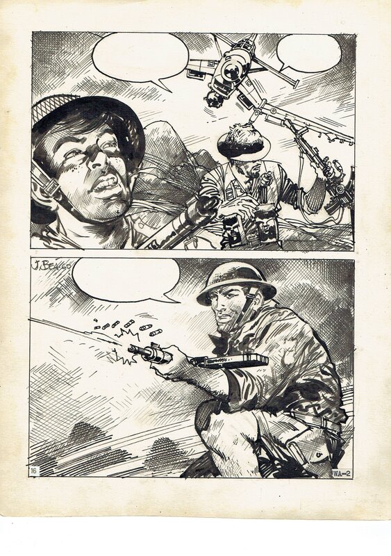 ? War par Josep M. Beá - Planche originale