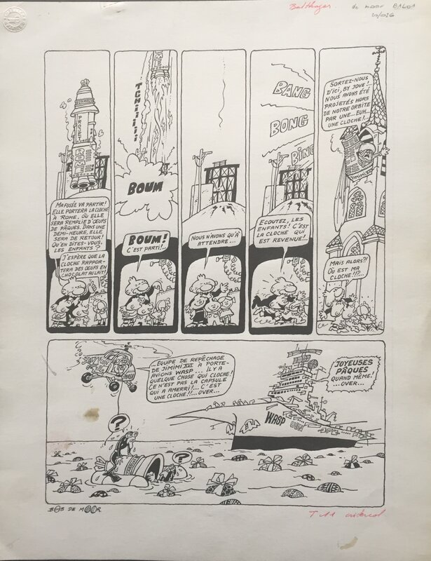 Balthazar par Bob De Moor - Planche originale