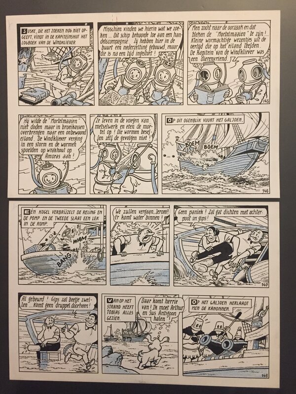 Paul Geerts, Willy Vandersteen, Bob et Bobette / Suske en Wiske - Comic Strip