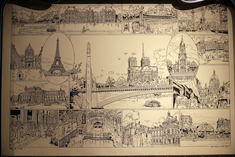 Paris, Je t'aime par Bruno Marchand - Planche originale