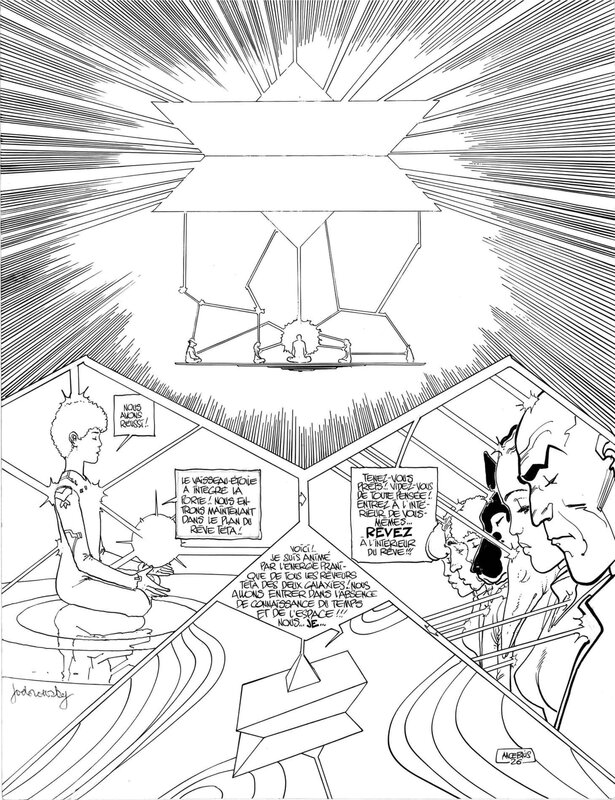 Moebius, L'incal tome 6 La cinquième essence – La planète Difool planche 26 - Comic Strip