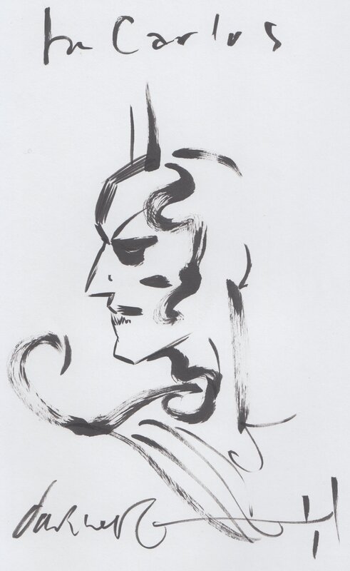 Batman by Dave McKean - Sketch
