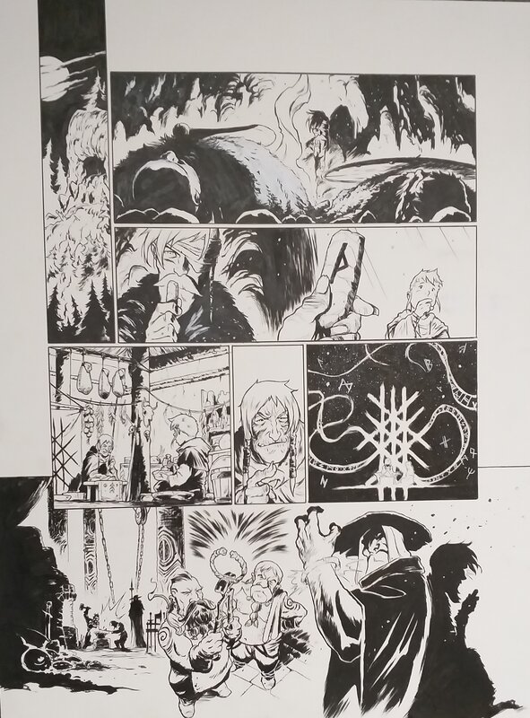 Alex Sierra, Sergio Sierra, Hel'blar - Tome 2 - planche n°7 - Planche originale