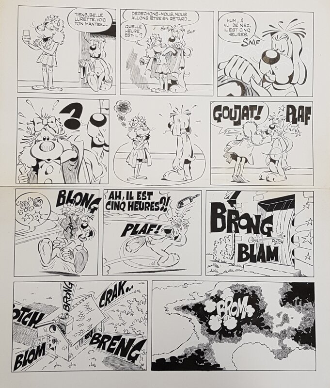 Gai Luron planche 1 by Henri Dufranne - Comic Strip
