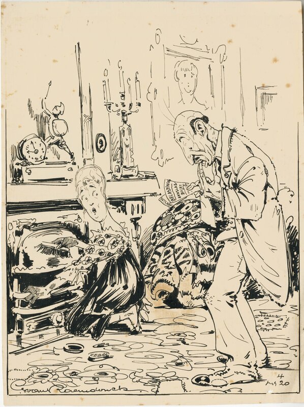 George Van Raemdonck, 1920 - George van Raemsdonck - De nieuwe arme (Illustration - Belgium KV) - Comic Strip
