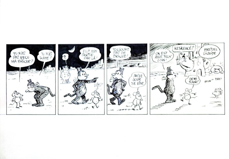 Histoire de la BD par Alain Grand - Planche originale