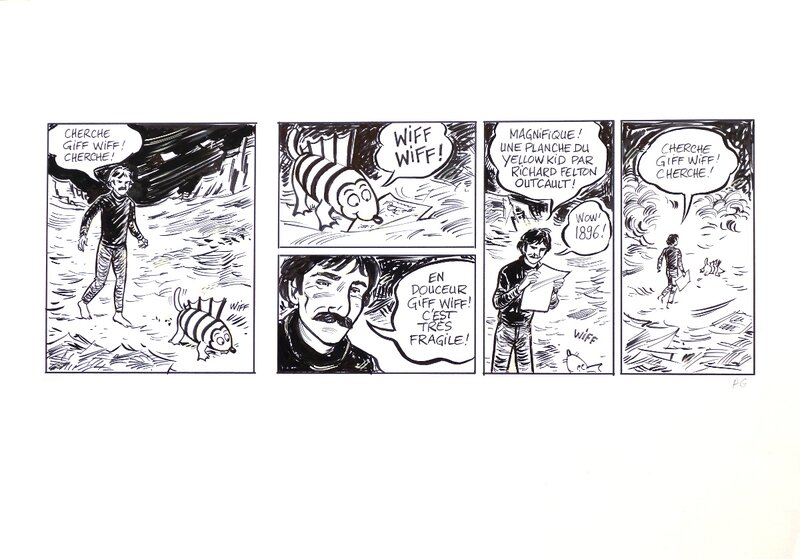 Histoire de la BD par Alain Grand - Planche originale