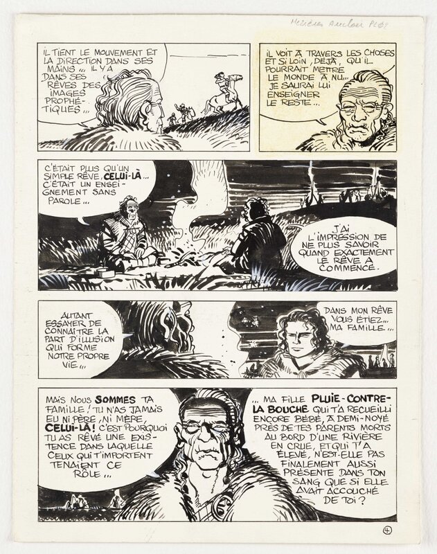 Jean-Claude Mézières, Celui qui acheve, page 100 - Planche originale