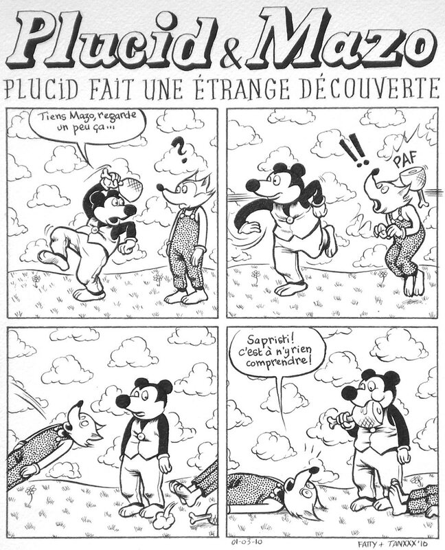 Plucid et Mazo par Tanxxx - Planche originale