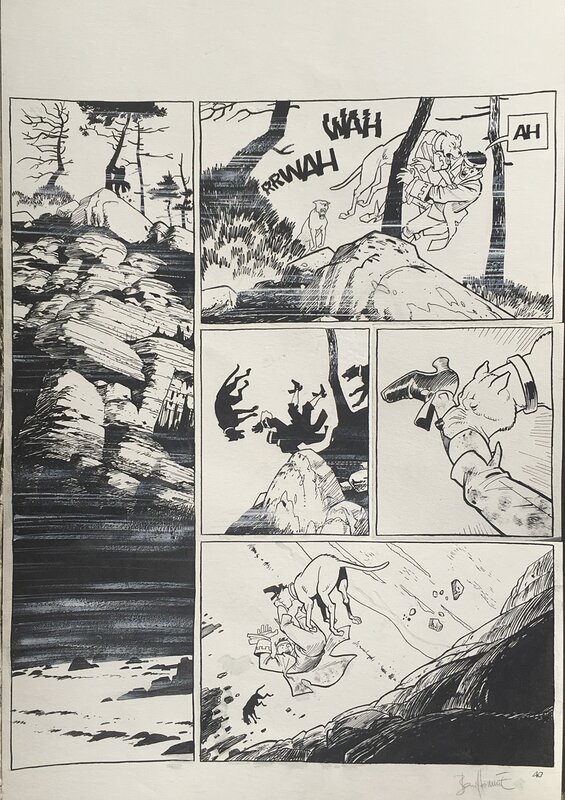 Matthieu Bonhomme, Fabien Vehlmann, LE MARQUIS D'ANAON T.1, pl.40 - Planche originale