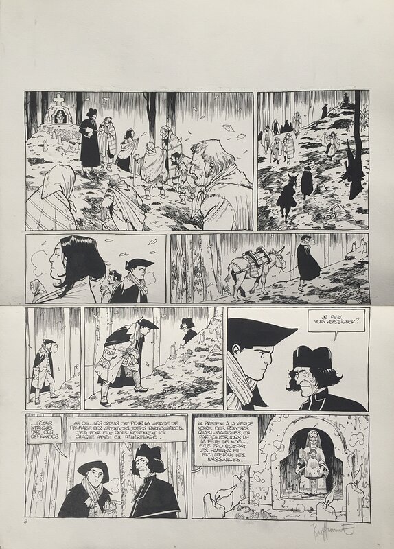 Matthieu Bonhomme, Fabien Vehlmann, LE MARQUIS D'ANAON T.2, pl.9 - Comic Strip