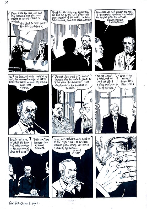 From Hell page par Eddie Campbell, Alan Moore - Planche originale