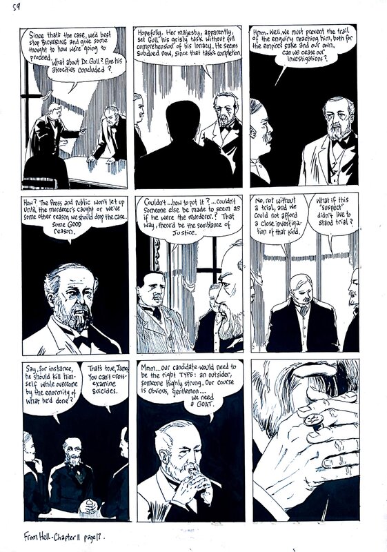 From Hell page by Eddie Campbell, Alan Moore - Comic Strip