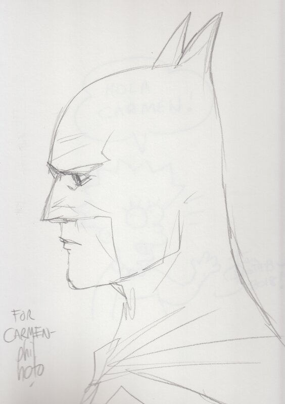 Batman by Phil Noto - Original art