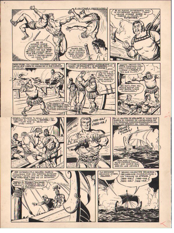 Lopez BLANCO, Kolos le prince de Rhodes - Comic Strip