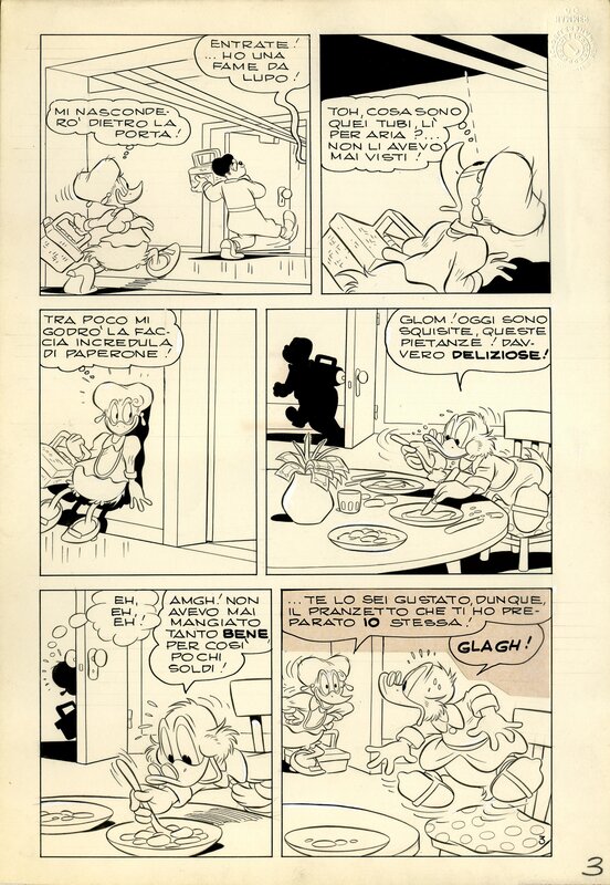 Romano Scarpa, Rodolfo Cimino, Topolino 271 - page 3 - Comic Strip