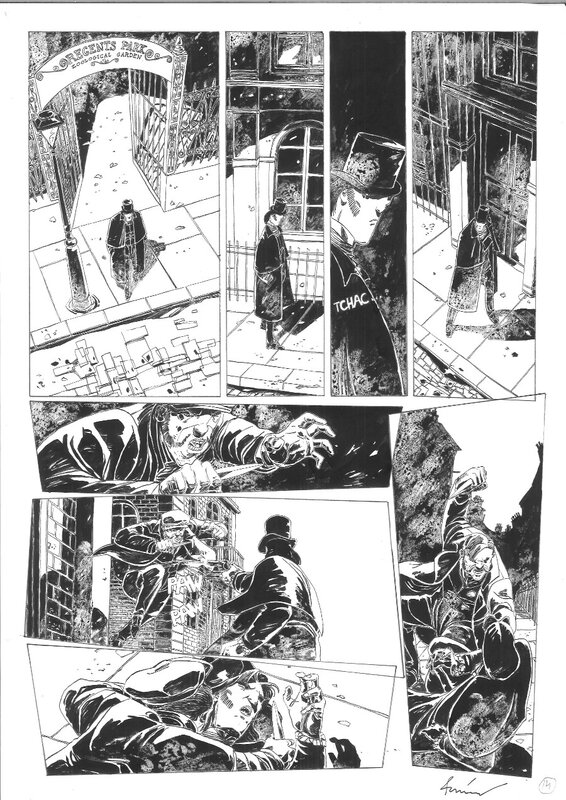 Cyril Bonin - Fog tome 4 page 16 - Planche originale