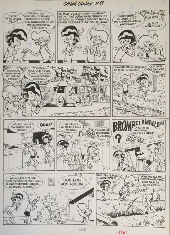 Génial Olivier by Jacques Devos - Comic Strip