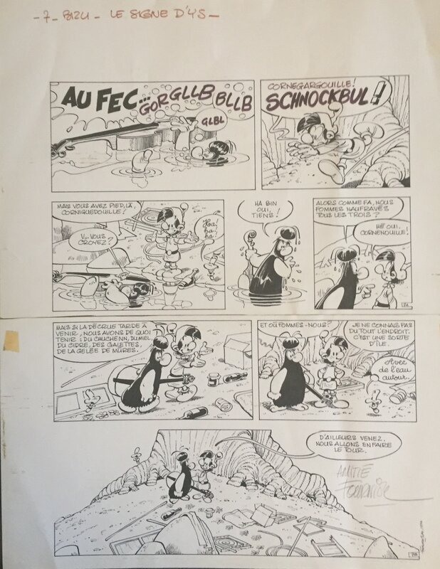 Bizu by Jean-Claude Fournier - Comic Strip