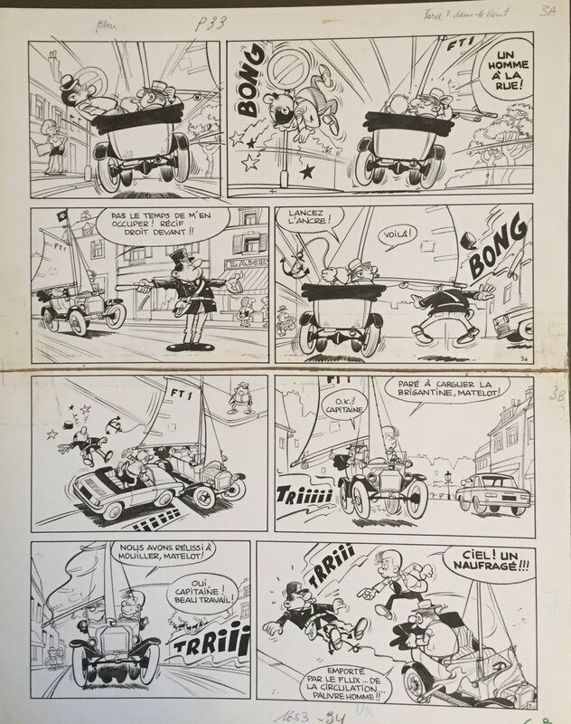 La Ford T by Francis - Comic Strip