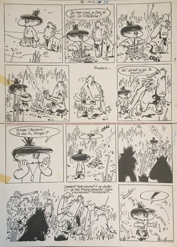 Saki et Zuni by René Hausman, Yvan Delporte - Comic Strip