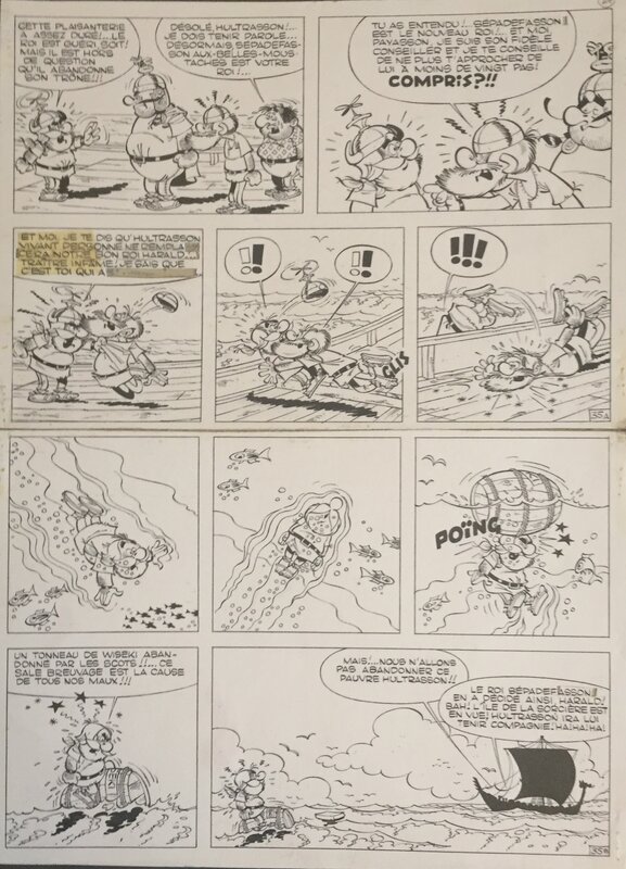 Marcel Remacle, Hultrasson le Viking - Comic Strip