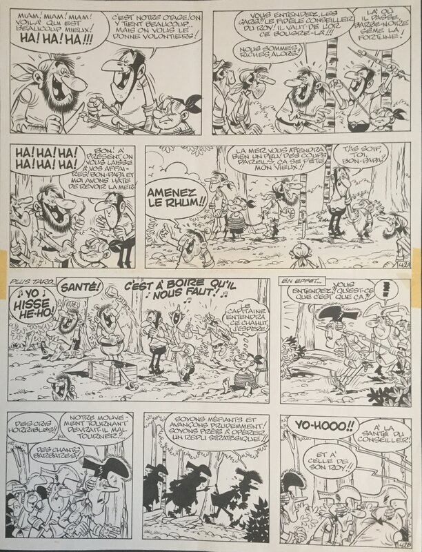 Marcel Remacle, Vieux Nick et Barbe-Noire - Comic Strip