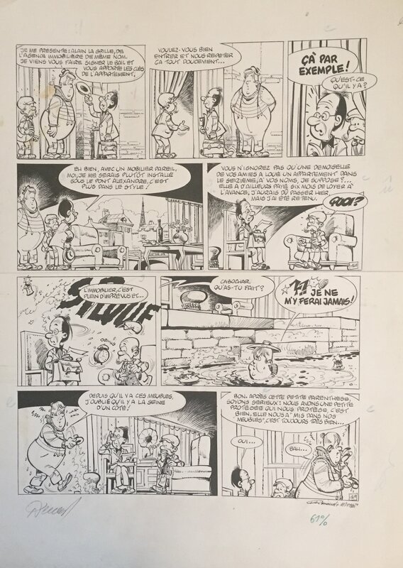 Renaud, Mittéï, Myrtille et Vidpoche (et Gabochard) - Comic Strip