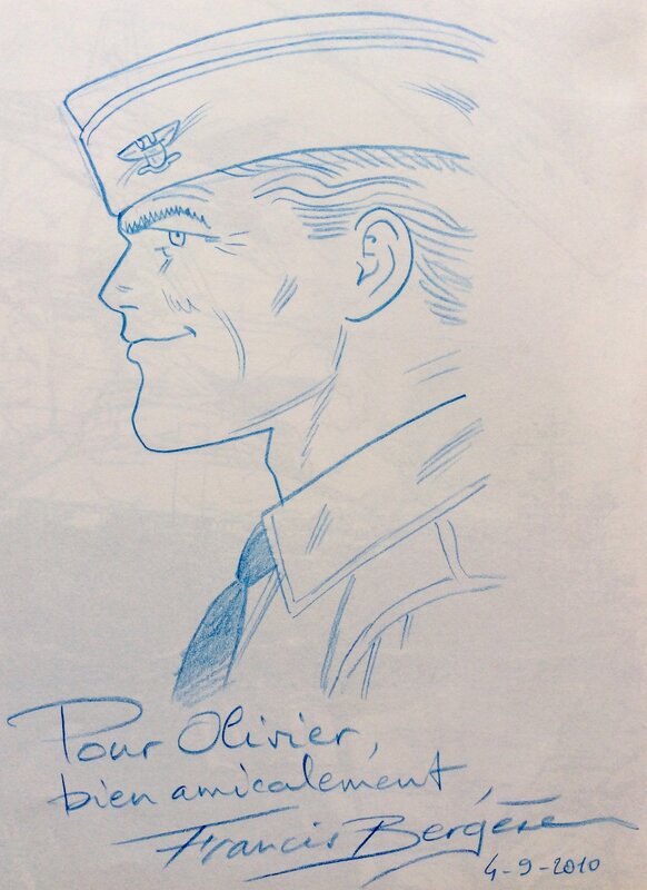 Buck Danny by Francis Bergèse - Sketch