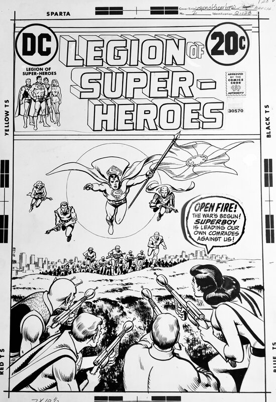 Nick Cardy, Legion of Super Heroes - Planche originale
