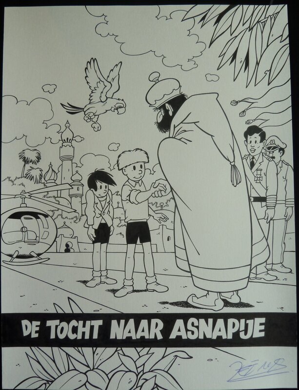 Jef Nys, Jommeke - de tocht naar Ansapije - Original Cover