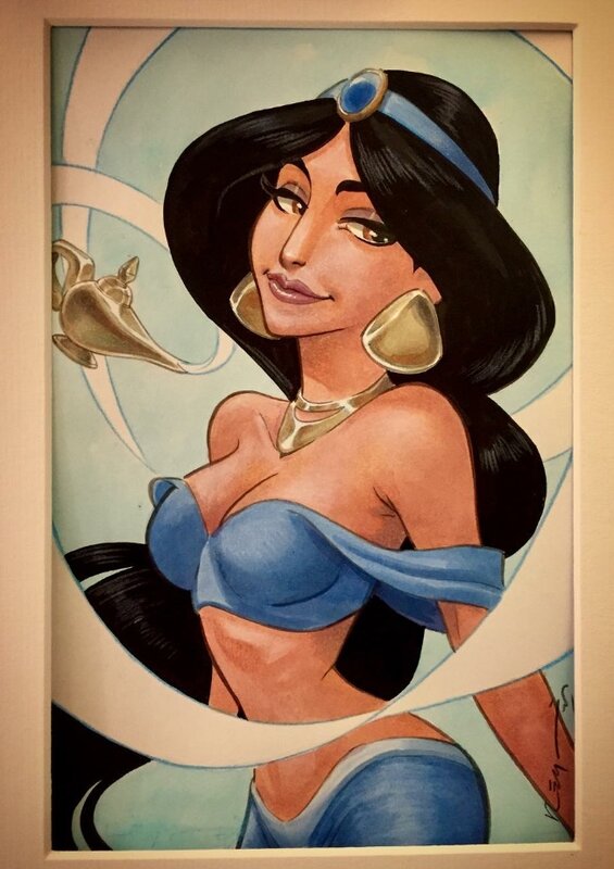 Jasmine par Mathieu Reynes - Illustration originale