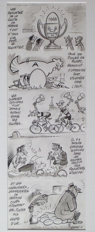 Pâques Sportives by René Pellos - Comic Strip
