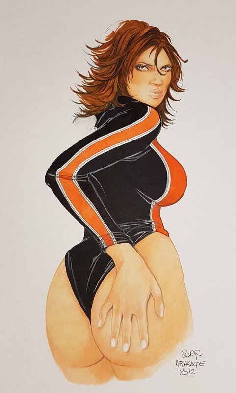 Pin-Up AL TARCAR par Sorgone et Arhkage - Illustration originale