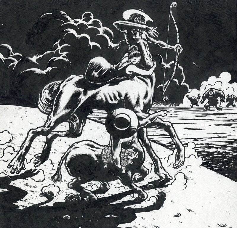 2011 - Mezzo - Don Quixote de la Mancha - Illustration originale