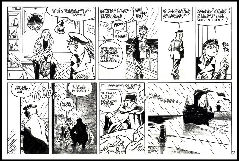 Frank Le Gall, 2000 - Théodore Poussin - Novembre toute l'année - Version originale - Pg.12 - Comic Strip