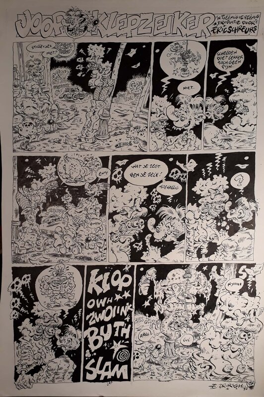 Joop Klepzeiker par Eric Schreurs - Planche originale