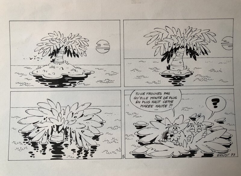 Serge Ernst, Les égarés planche 5 - Planche originale