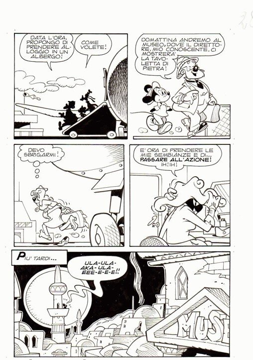 Massimo De Vita, Topolino et l'énigme de Mu. - Comic Strip