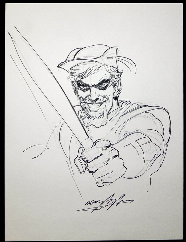 Green Arrow par Neal Adams - Illustration originale