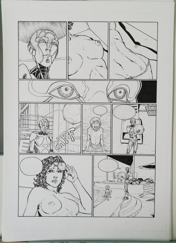 Viska, Androïdes tome 4 les larmes de Kielko Page 16 - Planche originale