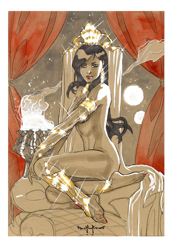 Dejah Thoris par Pasquale Qualano - Œuvre originale