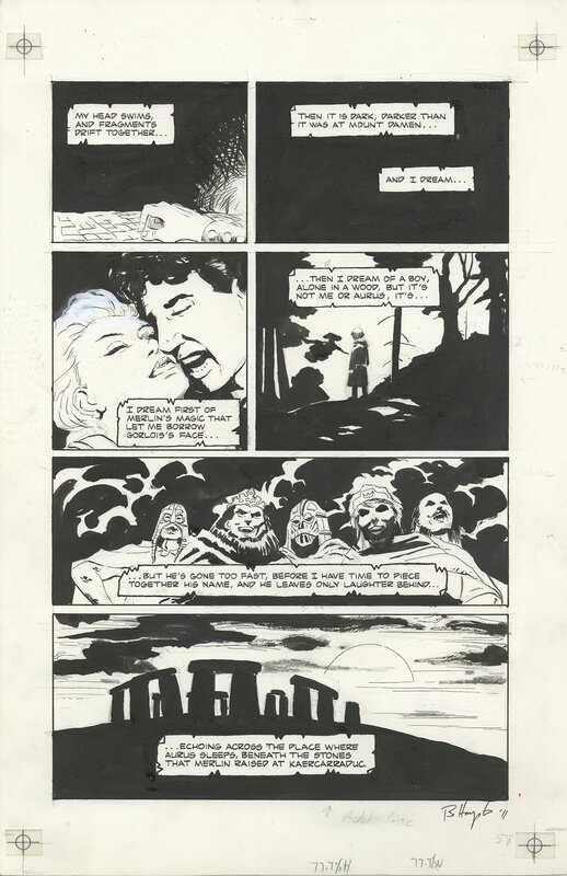 Bo Hampton, Dan Abnett, Uther, the Half Dead King - Comic Strip