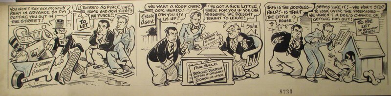 Abbott & Costello par George Parlett - Planche originale