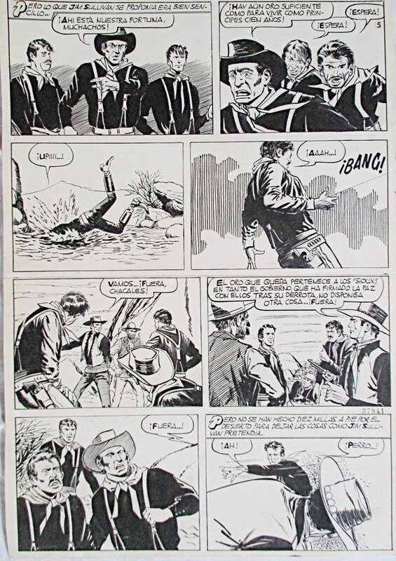 Victor Arriazu, Jim Sullivan - épisode et publication non identifiés, années 1950 - Comic Strip