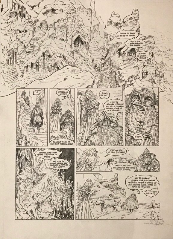 Gwendal Lemercier, Nicolas Jarry, Durandal tome 3 planche 15 - Planche originale