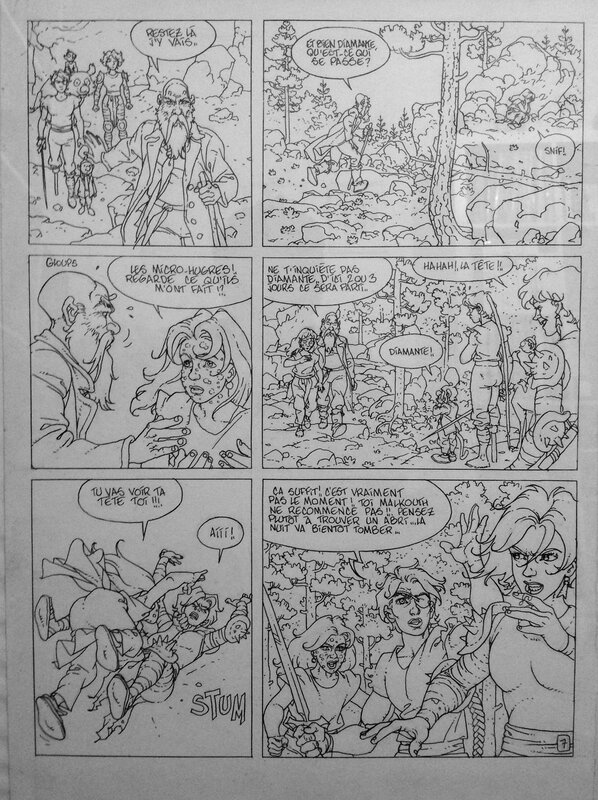 Arno, Alejandro Jodorowsky, Alef Thau # 5 - L'empereur boiteux - Planche originale